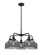 Cone - 5 Light - 26 inch - Matte Black - Chandelier (3442|916-5CR-BK-G73)