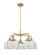 Cone - 5 Light - 26 inch - Brushed Brass - Chandelier (3442|916-5CR-BB-G72)
