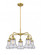 Bellmont - 5 Light - 25 inch - Brushed Brass - Chandelier (3442|916-5CR-BB-G194)