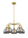 Fulton - 5 Light - 26 inch - Brushed Brass - Chandelier (3442|916-5CR-BB-G173)
