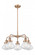 Olean - 5 Light - 25 inch - Antique Copper - Chandelier (3442|916-5CR-AC-G324)
