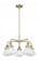 Olean - 5 Light - 25 inch - Antique Brass - Chandelier (3442|916-5CR-AB-G324)