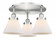 Cone - 3 Light - 20 inch - Satin Nickel - Semi-Flush Mount (3442|916-3C-SN-G41)