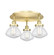 Olean - 3 Light - 19 inch - Satin Gold - Semi-Flush Mount (3442|916-3C-SG-G324)