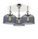 Cone - 3 Light - 20 inch - Polished Nickel - Semi-Flush Mount (3442|916-3C-PN-G73)