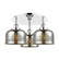 Cone - 3 Light - 20 inch - Polished Chrome - Semi-Flush Mount (3442|916-3C-PC-G78)
