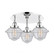 Oxford - 3 Light - 19 inch - Polished Chrome - Semi-Flush Mount (3442|916-3C-PC-G534)
