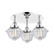 Oxford - 3 Light - 19 inch - Polished Chrome - Semi-Flush Mount (3442|916-3C-PC-G532)
