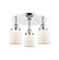 Cone - 3 Light - 17 inch - Polished Chrome - Semi-Flush Mount (3442|916-3C-PC-G51)