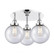 Beacon - 3 Light - 20 inch - Polished Chrome - Semi-Flush Mount (3442|916-3C-PC-G204-8)