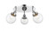Beacon - 3 Light - 18 inch - Polished Chrome - Semi-Flush Mount (3442|916-3C-PC-G202-6)