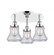 Bellmont - 3 Light - 18 inch - Polished Chrome - Semi-Flush Mount (3442|916-3C-PC-G192)