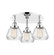 Fulton - 3 Light - 19 inch - Polished Chrome - Semi-Flush Mount (3442|916-3C-PC-G172)