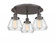Fulton - 3 Light - 19 inch - Oil Rubbed Bronze - Semi-Flush Mount (3442|916-3C-OB-G172)