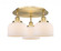 Cone - 3 Light - 20 inch - Brushed Brass - Semi-Flush Mount (3442|916-3C-BB-G71)