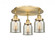 Cone - 3 Light - 17 inch - Brushed Brass - Semi-Flush Mount (3442|916-3C-BB-G58)