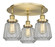 Chatham - 3 Light - 19 inch - Brushed Brass - Semi-Flush Mount (3442|916-3C-BB-G142)
