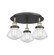 Olean - 3 Light - 19 inch - Black Antique Brass - Semi-Flush Mount (3442|916-3C-BAB-G324)