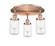 Dover - 3 Light - 16 inch - Antique Copper - Semi-Flush Mount (3442|916-3C-AC-G312)
