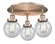 Beacon - 3 Light - 18 inch - Antique Copper - Semi-Flush Mount (3442|916-3C-AC-G204-6)