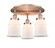 Canton - 3 Light - 18 inch - Antique Copper - Semi-Flush Mount (3442|916-3C-AC-G181)