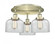 Cone - 3 Light - 20 inch - Antique Brass - Semi-Flush Mount (3442|916-3C-AB-G72)