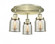 Cone - 3 Light - 17 inch - Antique Brass - Semi-Flush Mount (3442|916-3C-AB-G58)