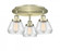 Fulton - 3 Light - 19 inch - Antique Brass - Semi-Flush Mount (3442|916-3C-AB-G172)
