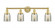 Bell - 4 Light - 32 inch - Satin Gold - Bath Vanity Light (3442|616-4W-SG-G58)