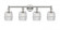 Colton - 4 Light - 33 inch - Polished Nickel - Bath Vanity Light (3442|616-4W-PN-G302)