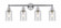 Clymer - 4 Light - 31 inch - Polished Chrome - Bath Vanity Light (3442|616-4W-PC-G804)