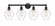 Cindyrella - 4 Light - 35 inch - Matte Black - Bath Vanity Light (3442|616-4W-BK-G652-8)