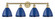 Plymouth - 4 Light - 35 inch - Brushed Brass - Bath Vanity Light (3442|616-4W-BB-MBD-75-BL)