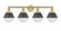 Edison - 4 Light - 34 inch - Brushed Brass - Bath Vanity Light (3442|616-4W-BB-HFS-64-BK)