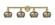 Fenton - 4 Light - 34 inch - Brushed Brass - Bath Vanity Light (3442|616-4W-BB-G96)