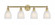 Brookfield - 4 Light - 33 inch - Brushed Brass - Bath Vanity Light (3442|616-4W-BB-G441)