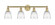 Brookfield - 4 Light - 33 inch - Brushed Brass - Bath Vanity Light (3442|616-4W-BB-G442)