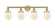 Beacon - 4 Light - 33 inch - Brushed Brass - Bath Vanity Light (3442|616-4W-BB-G201-6)