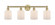 Cobbleskill - 4 Light - 32 inch - Brushed Brass - Bath Vanity Light (3442|616-4W-BB-G111)