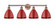 Plymouth - 4 Light - 35 inch - Antique Copper - Bath Vanity Light (3442|616-4W-AC-MBD-75-RD)
