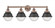 Edison - 4 Light - 34 inch - Antique Copper - Bath Vanity Light (3442|616-4W-AC-HFS-64-BK)