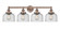 Bell - 4 Light - 35 inch - Antique Copper - Bath Vanity Light (3442|616-4W-AC-G74)