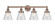 Cone - 4 Light - 33 inch - Antique Copper - Bath Vanity Light (3442|616-4W-AC-G64)