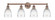 Brookfield - 4 Light - 33 inch - Antique Copper - Bath Vanity Light (3442|616-4W-AC-G442)