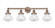 Olean - 4 Light - 34 inch - Antique Copper - Bath Vanity Light (3442|616-4W-AC-G324)