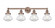 Olean - 4 Light - 34 inch - Antique Copper - Bath Vanity Light (3442|616-4W-AC-G322)
