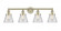 Cone - 4 Light - 33 inch - Antique Brass - Bath Vanity Light (3442|616-4W-AB-G62)