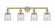 Bell - 4 Light - 32 inch - Antique Brass - Bath Vanity Light (3442|616-4W-AB-G52)