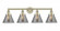 Cone - 4 Light - 35 inch - Antique Brass - Bath Vanity Light (3442|616-4W-AB-G43)