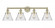 Cone - 4 Light - 35 inch - Antique Brass - Bath Vanity Light (3442|616-4W-AB-G44)